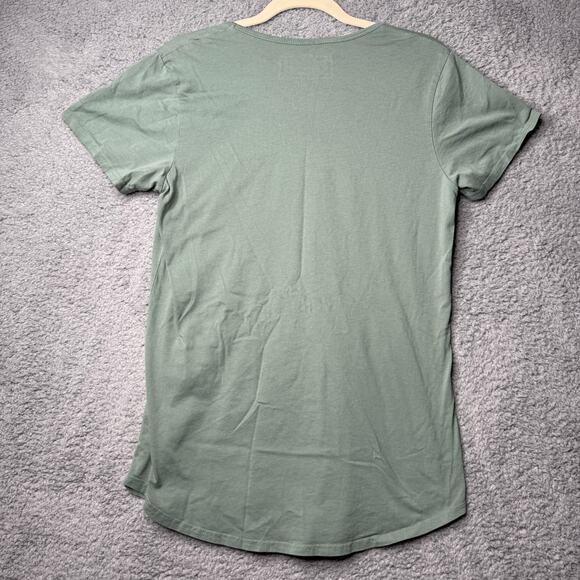 He is Greater Than I T Shirt Womens Green Christian Graphic Slim Fit - Picture 8 of 11